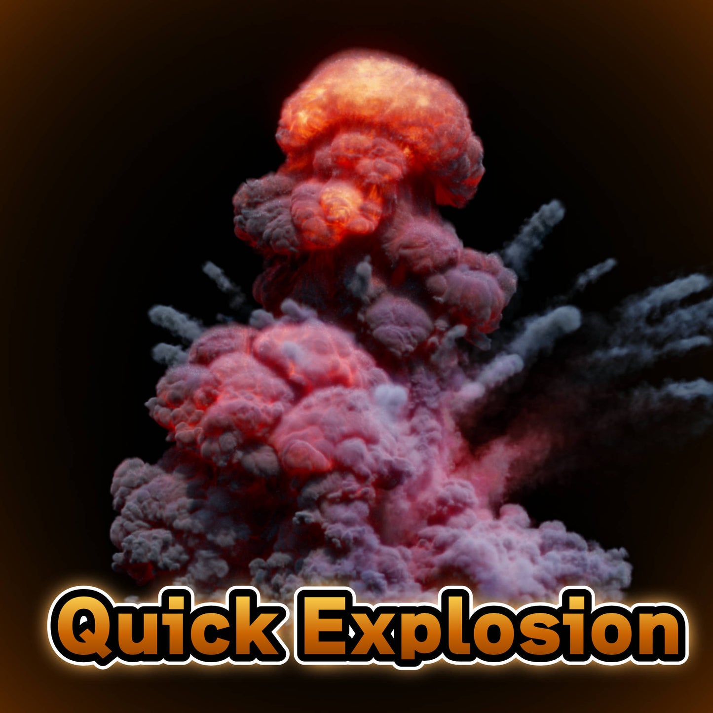 Quick Explosion【Cinema 4D 爆発用エフェクト作成用シーンファイル】